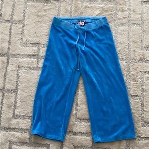 Juicy couture terricloth blue sweatpants